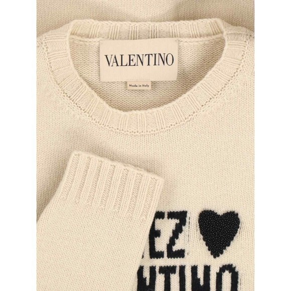 Valentino Creamy Off-White Knit Sweater - NWT - Picture 3 of 3